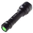 T6 Flashlight Outdoor Strong Light Flashlight  Highlight Blasting Flash Black