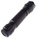 T6 Flashlight Outdoor Strong Light Flashlight  Highlight Medium Light Blasting Flash Black