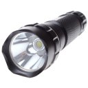 T6 Flashlight Outdoor Strong Light Flashlight  Highlight Medium Light Blasting Flash Black