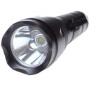 T6 Flashlight Outdoor Strong Light Flashlight  Highlight Medium Light Blasting Flash Black