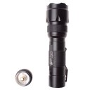 T6 Flashlight Outdoor Strong Light Flashlight  Highlight Medium Light Blasting Flash Black