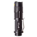 T6 Flashlight Outdoor Strong Light Flashlight  Highlight Medium Light Blasting Flash Black