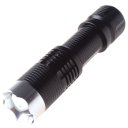 T6 Flashlight Outdoor Strong Light Flashlight  Highlight Medium Light Blasting Flash Black