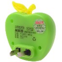 Plugging In Little Night Lamp LED Cartoon Style Apple Appearance Night Lamp  Green