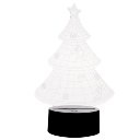 Creative 2D/3D Visual Table Lamp Acrylic Night Light Furniture Decorative Christmas Tree Pattern
