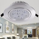 LED Light Ceiling Light Downlight High-gloss Silver White Light 9W