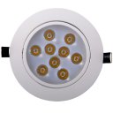 LED Light Ceiling Light Downlight Matte White Cool Light 9W