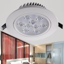 LED Light Ceiling Light Downlight Matte White Cool Light 9W