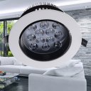 LED Ceiling Light Downlight 360 Degree Rotated Matte White Warm 12W