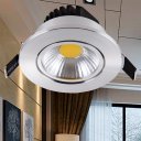 LED Light COB Ceiling Light Downlight High-gloss Silver Light 5W