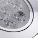 LED Light Ceiling Light Downlight High-gloss Silver Warm Light 7W