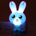 Energy-saving LED Cartoon Rabbit Light-Operated Mode Night Light Lamp