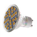 LED Spotlight Lighting Light Emitting Diode 5050 Warm White (3000-3500K) GU10 Silver 4W