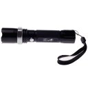 Bright Light Long Range 150 Meters Flashlight Torch Lamp Black With Power Charger