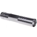 6 Sides Mini Flashlight Torch Silver