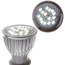 LED Spotlight Lighting Light Emitting Diode 5730 White (6000-6500K) MR16 Silver