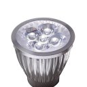 LED Spotlight Lighting Light Emitting Diode White (6000-6500K) E27 Silver