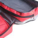 Portable Travel Bag Organizer Foldable Cosmetic Bag Luggage Compression Pouches Rose Red