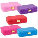 Jewelry Box Casket Box Exquisite Makeup Case Organizer Red