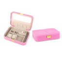 Jewelry Box Casket Box Exquisite Makeup Case Organizer Red