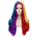 Long Curly Hair Wigs A266 LW1450 Multi-Colored