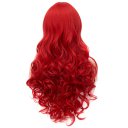 Long Curly Hair Wigs A351 LW1510 Red