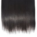 Flip in 100% Human Hair No Shedding Halo Extension Hair Silk Straight 16 inch #1b