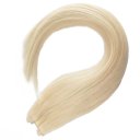 Flip in 100% Human Hair No Shedding Halo Extension Hair Silk Straight 16 inch #613