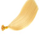 U-tip Italy Keratin Bonded Hair Extensions Silk Straight U-tip 100 Strands/Pack 20 inch Color #613