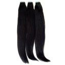 Tape for Hair Extensions Double Drawn Silk Straight 50 pcs/pack 20 inch Color #1b