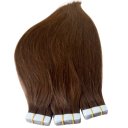 Tape for Hair Extensions Double Drawn Silk Straight 50 pcs/pack 16 inch Color #4