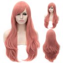 Cosplay Wig Black Euramerican Style Long Curly Hair Wig