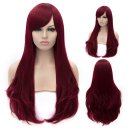 Cosplay Wig Black Euramerican Style Long Curly Hair Wig