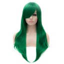 Cosplay Wig Green Euramerican Style Long Curly Hair Wig