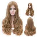 Cosplay Wig Flaxen Euramerican Style Long Curly Hair Wig