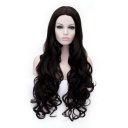 Cosplay Wig Black Carved Wavy Long Curly Wig