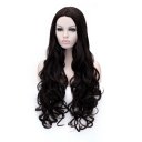 Cosplay Wig Black Carved Wavy Long Curly Wig