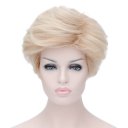 Cosplay Wig Highlights Brown Euramerican Fashion Style Short Hair Wig