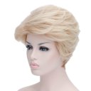 Cosplay Wig Highlights Brown Euramerican Fashion Style Short Hair Wig