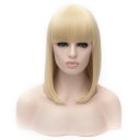 Cosplay Wig Pale Gold Euramerican Style Short Bobo Hair Wig