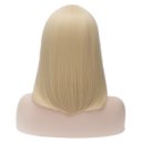 Cosplay Wig Pale Gold Euramerican Style Short Bobo Hair Wig