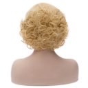 Cosplay Wig Pale Gold Short Curly Hair Wig Euramerican Style