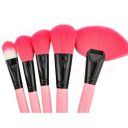 Makeup Cosmetic Brush Set 24 Brushes with Bag Pink