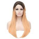 D557 LW1337 European Style Hair Wig Golden Fading