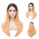 D557 LW1337 European Style Hair Wig Golden Fading