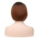 D571 SW1815 European Style Hair Wig Brown Fading