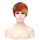 D571 SW1815 European Style Hair Wig Brown Fading