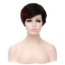 D576 SW1820 European Style Hair Wig Blue Black