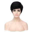 D576 SW1820 European Style Hair Wig Blue Black