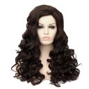 D537 LW1340 European Style Hair Wig Dark Brown